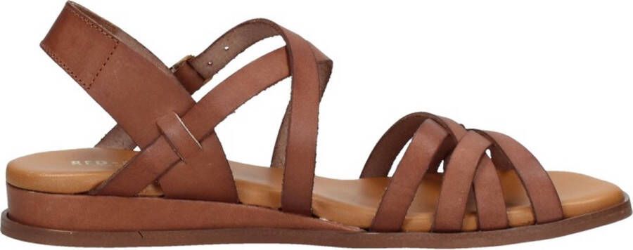 Red Rag Sandalen Plat Sandalen Plat cognac