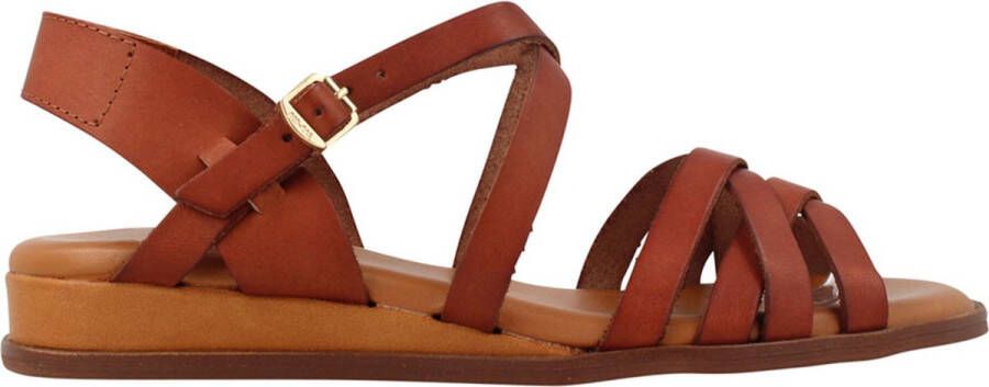 Red Rag Sandalen Plat Sandalen Plat cognac