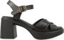 RED-RAG Sandalen Dames 79600 Maat: 41 Materiaal: Leer Kleur: Zwart - Thumbnail 2