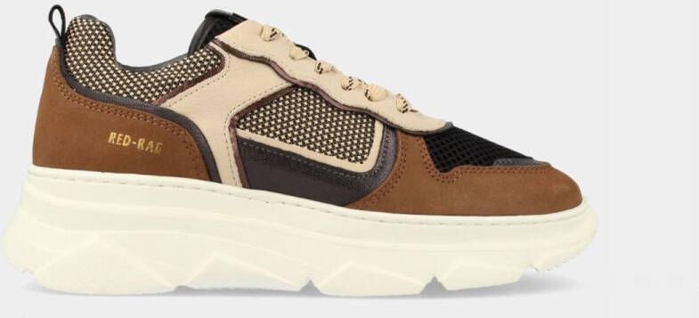 Red-Rag Women Sneaker 73402 Taupe Fantasy