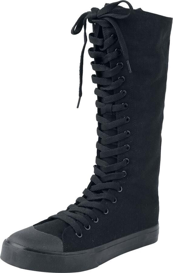 R.E.D. ROCK-ENGINEERED DESIGN Zwarte sneakers hoog Dames