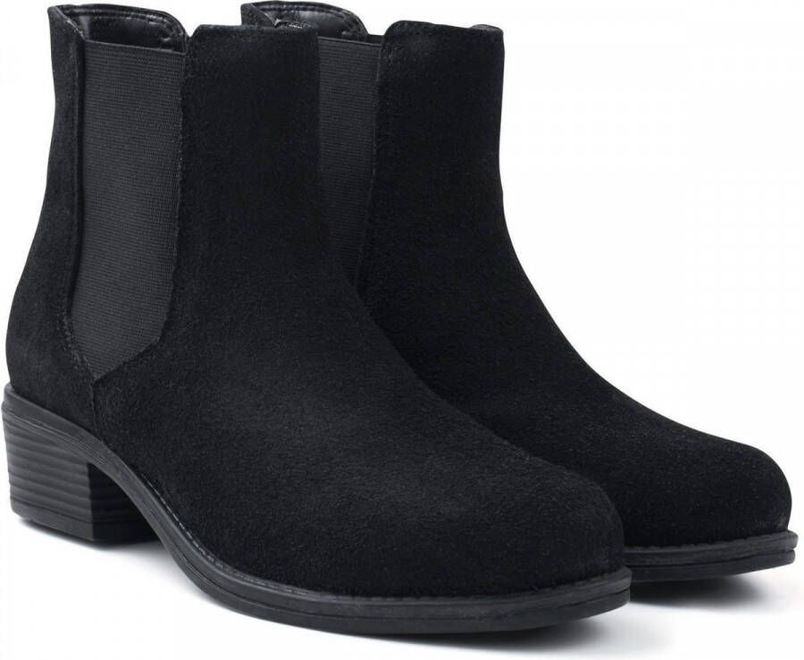 Redfoot Damesschoen M36 Ladies Suede Chelsea Boot Black - Foto 1