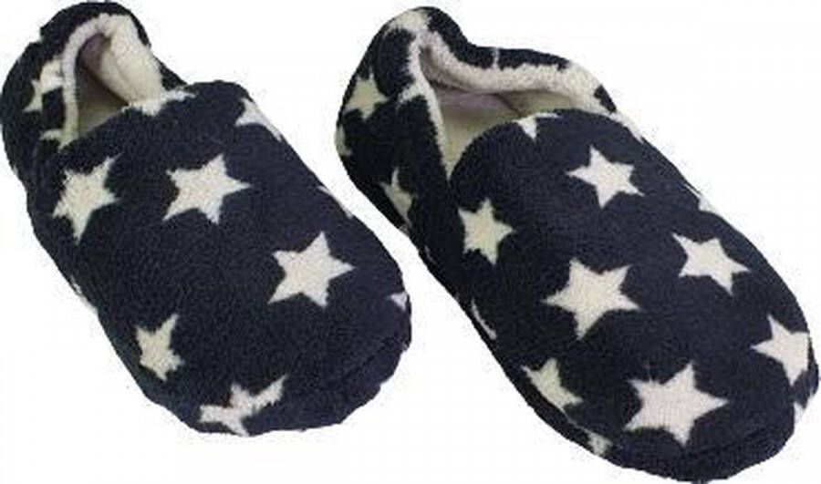 Laag Model Pantoffel Sterren Zwart 32 Pantoffels unisex Warme pantoffels – Sloffen – Winter Kerst cadeau – Kerstcadeau – Kerst – Sinterklaas – Cadeau Mode – Warm Cozy