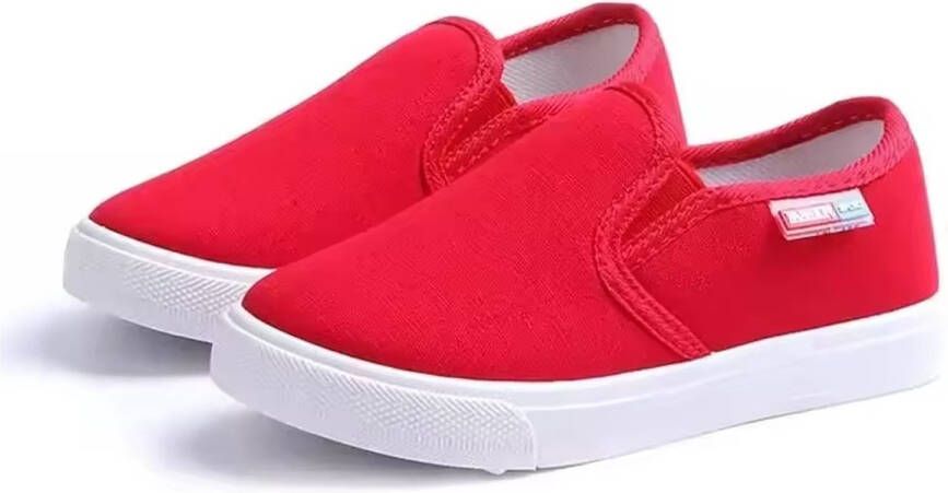 RedParrot Nette Instappers voor Kinderen Loafers Sneaker Schoenen Rood