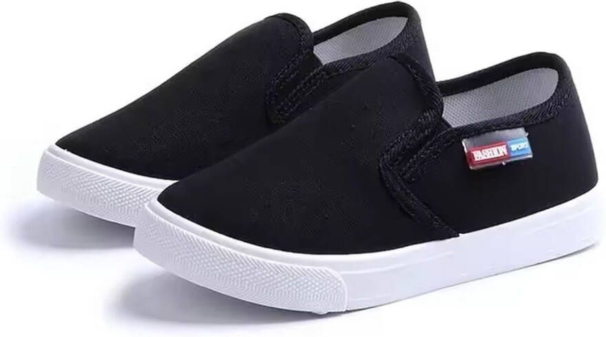 RedParrot Nette Instappers voor Kinderen Loafers Sneaker Schoenen Zwart