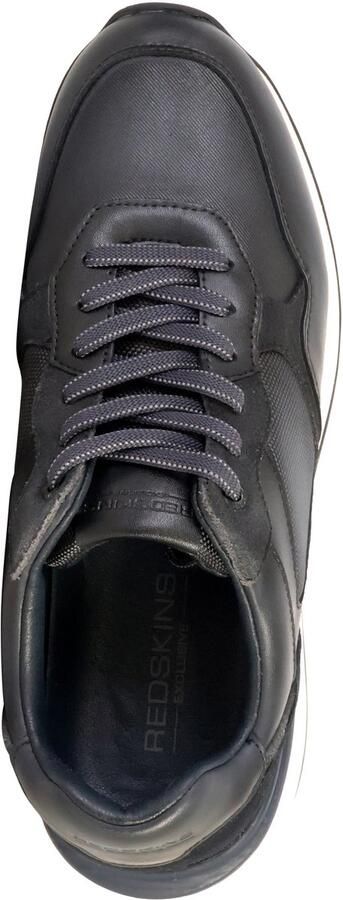Redskins Lage leren sneakers in strokleur - Foto 2