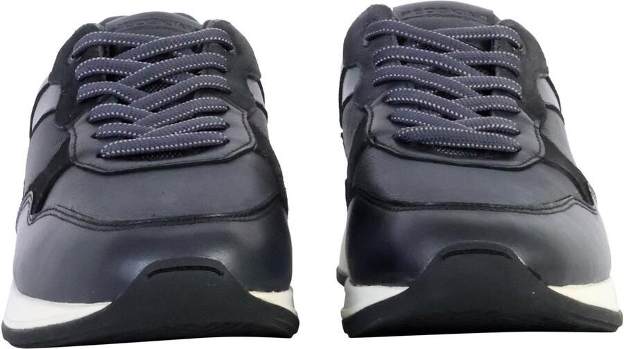 Redskins Lage leren sneakers in strokleur - Foto 2
