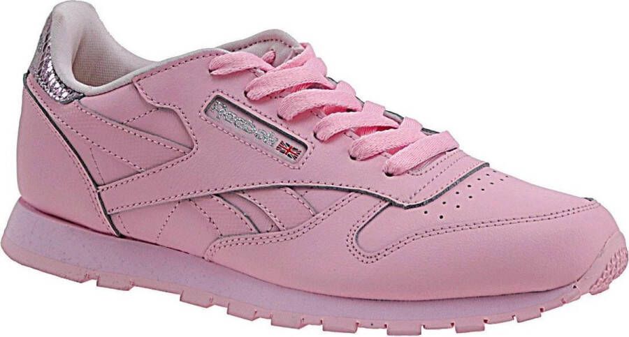 Reebok Classic Leather Metallic BD5898 Kinderen Roze Sportschoenen