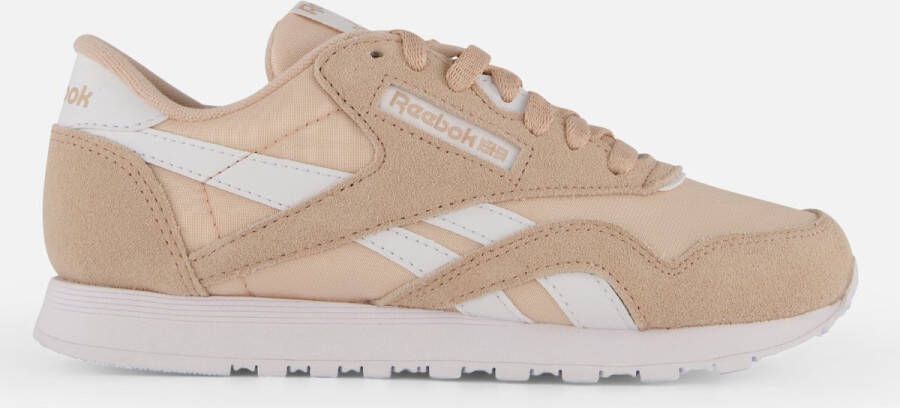 Reebok CLASSIC NYLON Dames Sneakers Zand Roze
