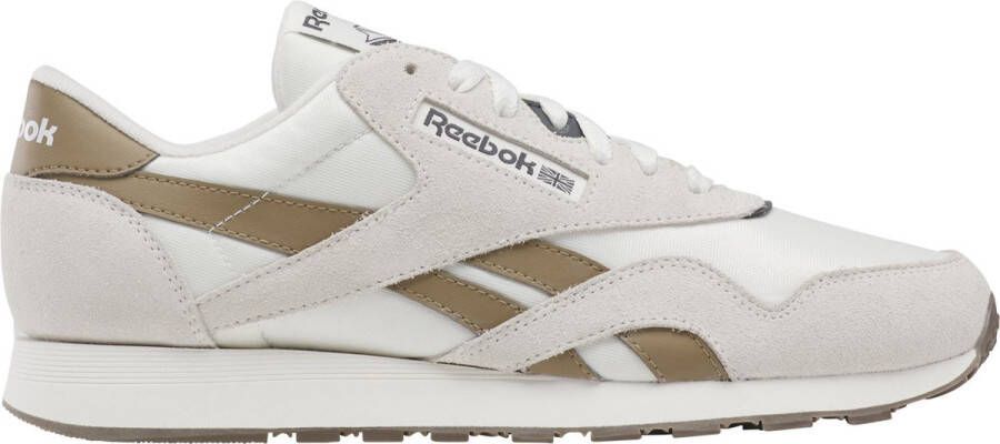 Reebok CLASSIC NYLON Heren Sneakers Wit Zand