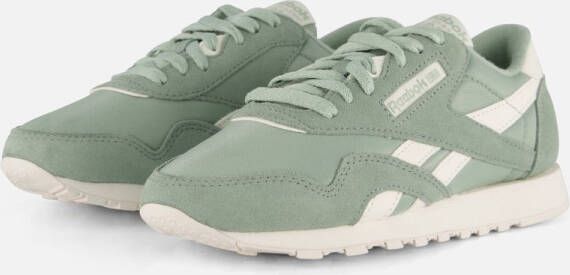 Reebok CLASSIC NYLON HYBRID Groen HYBRID Groen CHALK Dames Sneakers Groen