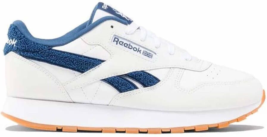 Reebok Classics Leather sneakers wit donkerblauw Leer Effen 36.5 - Foto 2