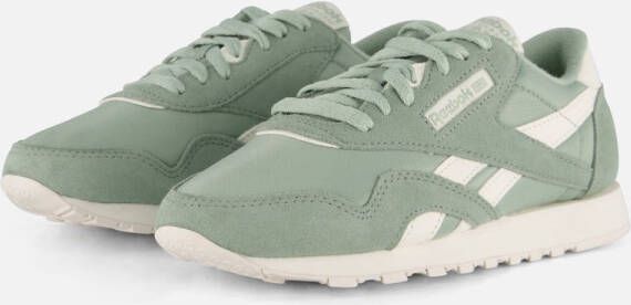 Reebok CLASSIC NYLON HYBRID Groen HYBRID Groen CHALK Dames Sneakers Groen