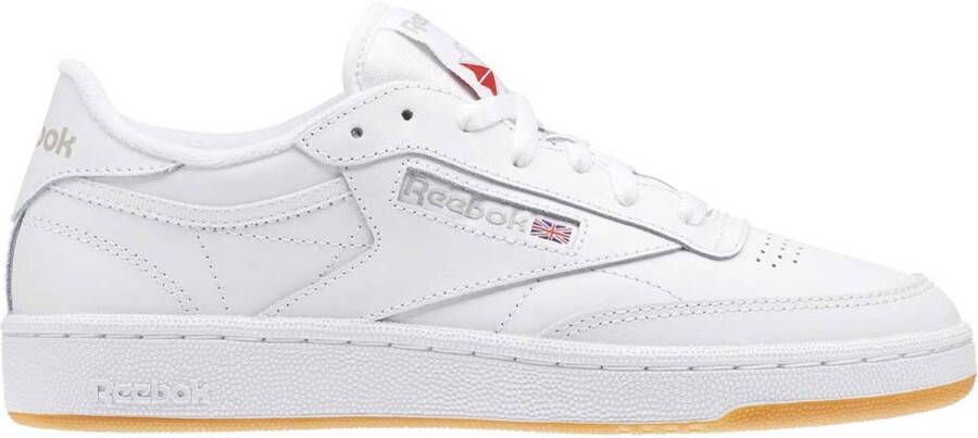 Reebok Club C 85 white light grey gum Wit Leer Lage sneakers Dames - Foto 2