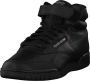 Reebok Classics Ex-O-Fit Hi Heren Sneakers Sportschoenen Schoenen Leer Zwart - Thumbnail 1