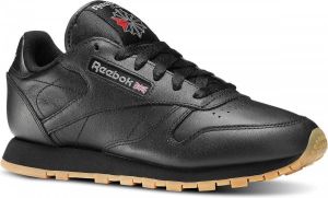 Reebok classic leather schoenen Intense Black Gum Dames