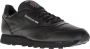 Reebok Classic Leather Heren Sneakers Sportschoenen schoenen Zwart - Thumbnail 2