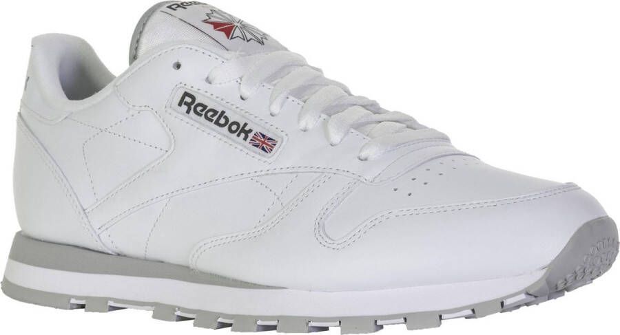 Reebok Classics Leather Sneakers voor Meisjes Wit Grijs