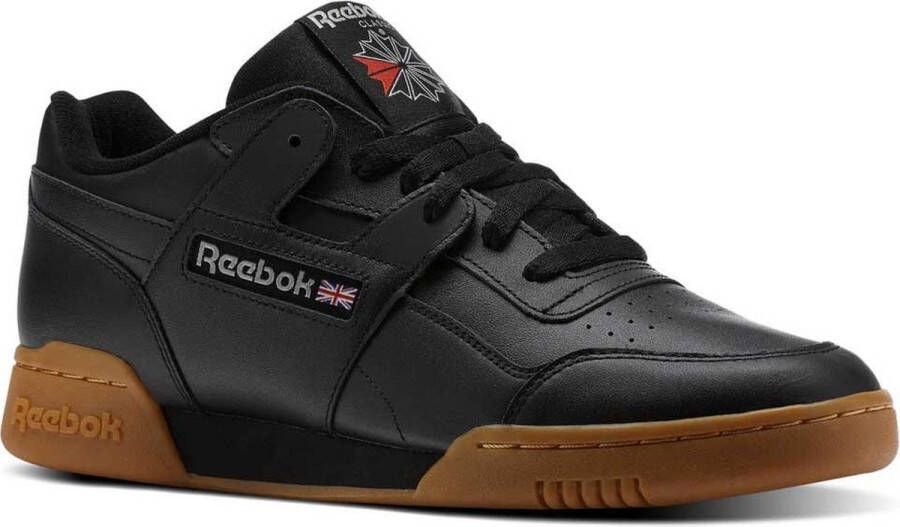 REEBOK CLASSICS Workout Plus Sneakers Heren Black Carbon Classic Red Reebok Royal Gum