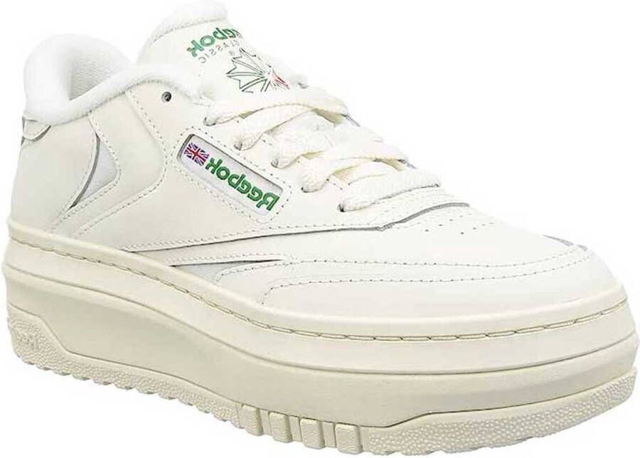 Reebok Club C Extra Fashion sneakers Schoenen chalk chalk glen green maat: 37.5 beschikbare maaten:36 37 38.5 39 40 41 37.5 40.5