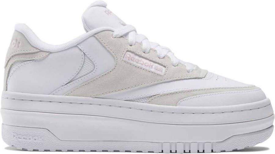 Reebok Classics Club C Extra leren sneakers wit lichtgrijs