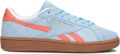 Reebok Classics Club C Grounds suède sneakers lichtblauw oranje - Lichtblauw