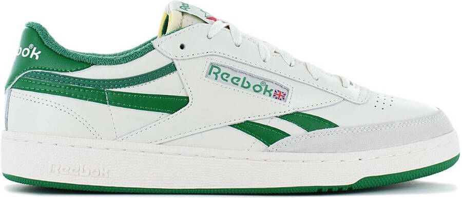 Reebok Club C Revenge Vintage Heren Schoenen Trainers Leer Wit FW4862 - Foto 3