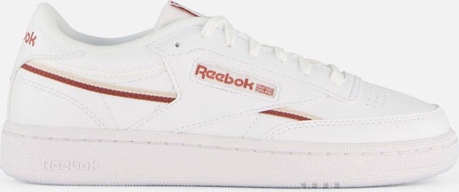 Reebok Classics Club C 85 Vegan sneakers wit rood beige - Foto 3