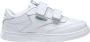 Reebok Club C 2v Sneaker Tennis Schoenen white glen green vector blue maat: 26 beschikbare maaten:22 26 22.5 - Thumbnail 2