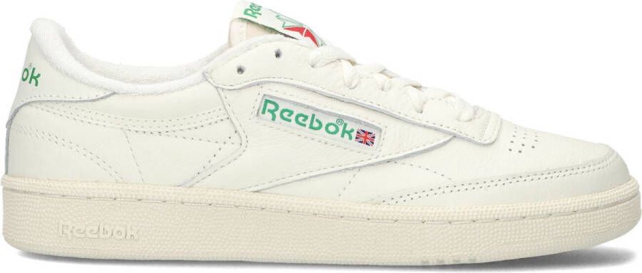 REEBOK Lage Sneakers Dames Club C 85 Vintage Maat: 40 Materiaal: Leer Kleur: Beige