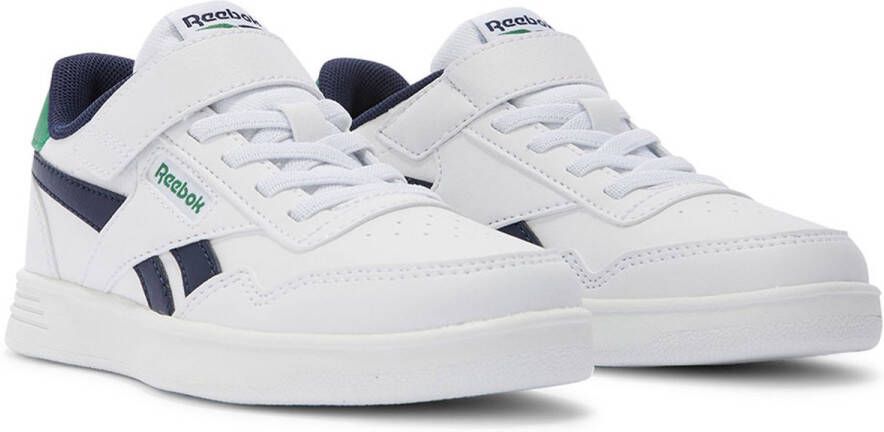 Reebok Court Advance Elastic & Top Strap Gymnastikskor För Barn Wit 1 2