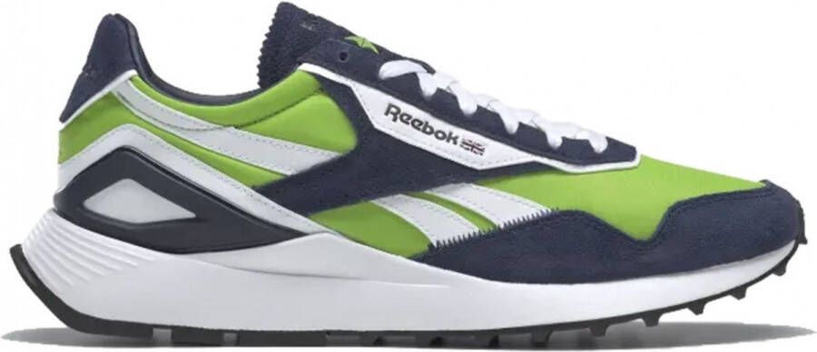 Reebok Vintage Lage Sneaker Groen Blauw Wit Multicolor Heren