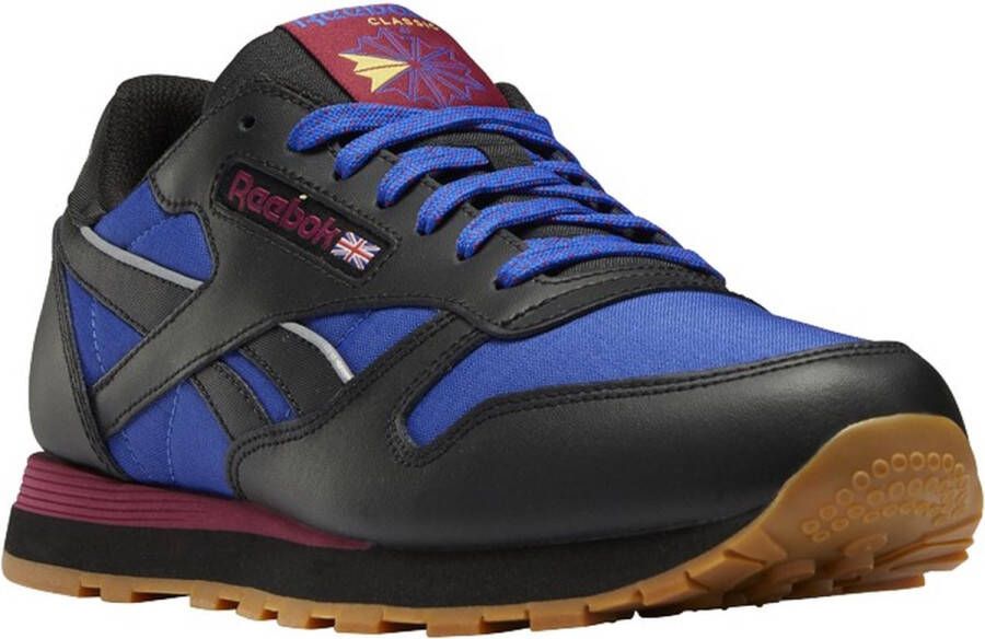 Reebok Classic Leather Heren Schoenen Black Leer