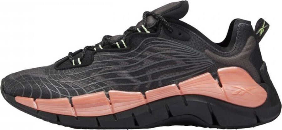 Reebok Zig Kinetica II Heren Core Black Orange Flare Neon Mint Heren - Foto 2