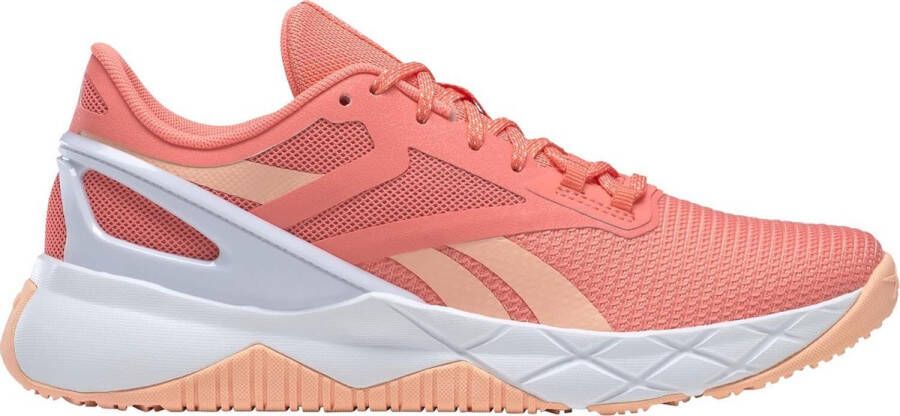 Reebok Training Nanoflex Training fitness schoenen koraalrood oranje wit