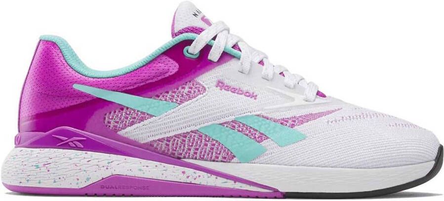 Reebok Nano X5 Schoenen Wit Paars 1 2 Vrouw