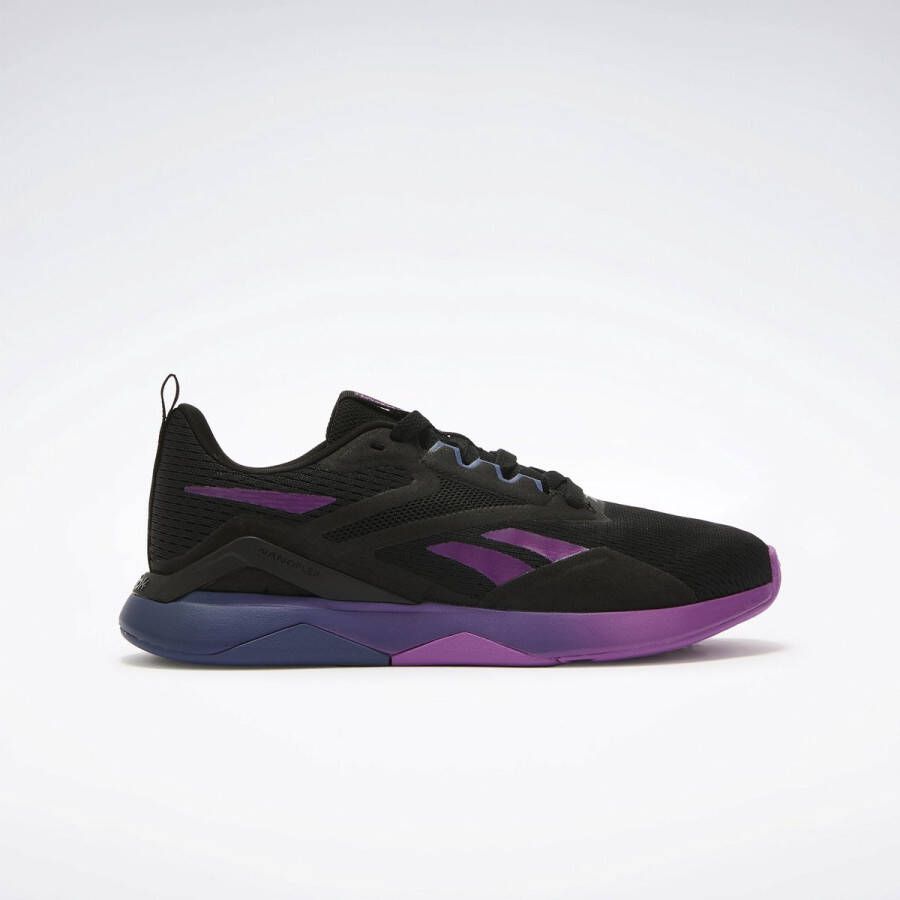 Reebok NANOFLEX TR 2 Zwart Paars RAVE Paars Dames Sportschoenen Zwart
