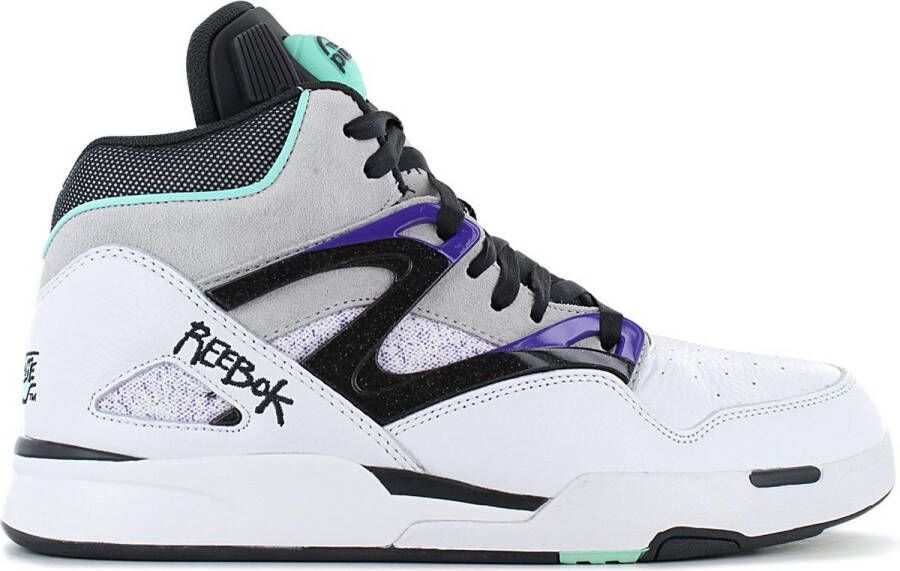 Reebok PUMP Omni Zone 2 Jazz Roots Heren Basketbalschoenen Schoenen Leer Wit HR0110 II