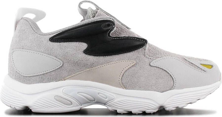 Pyer Moss x Daytona DMX “Grey"|" Deze Daytona DMX II’s zijn geinspireerd op 90’s trail gear met ronde aerodynamische lijnen. De sneaker heeft dempende DMX technologie die lucht van de voorvoet naar die hiel en weer terug beweegt.    Stijlcode DV4709"