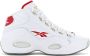 Reebok Question Mid Ftwwht Ftwwht Vecred Schoenmaat 42 1 2 Sneakers GX0230 - Thumbnail 4