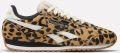 Reebok CLASSIC AZ CHEETAH BLACK CHALK Dames Sneakers Zwart cheetah - Bruin
