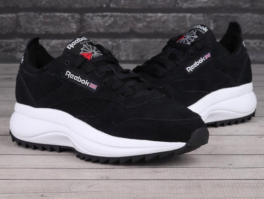 Reebok Classic Dames Sportieve Schoen Leer Zwart