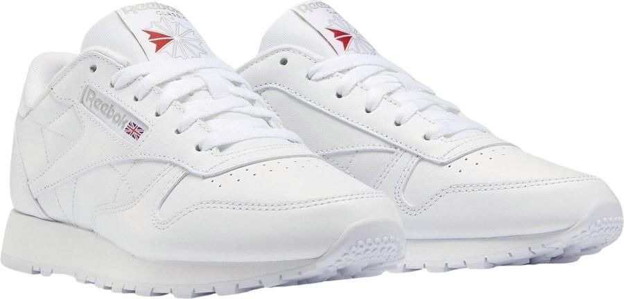 Reebok Classic Leather Cloud White Cloud White Pure Grey 3- Cloud White Cloud White Pure Grey 3 - Foto 9