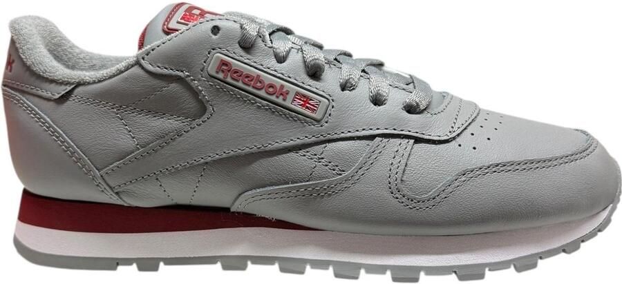 Reebok Classic Leather Sneakers Mannen Grijs Bordeaux
