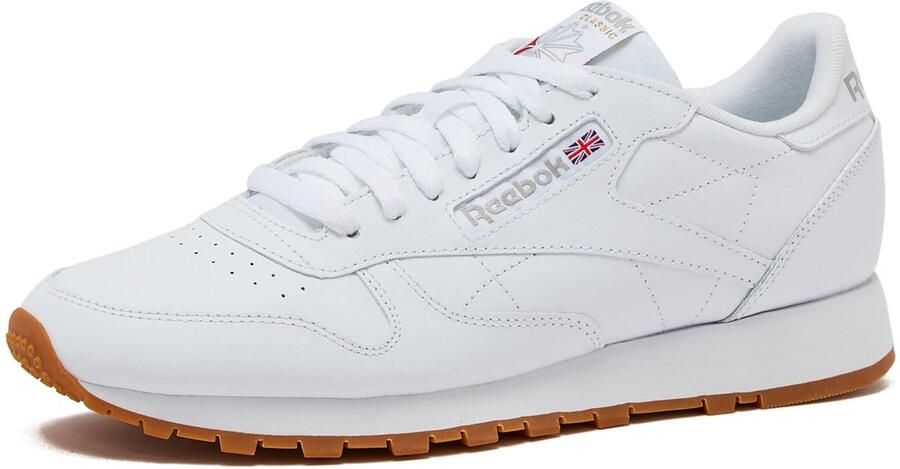 Reebok Classic Leather Cloud White Cloud White Pure Grey 3- Cloud White Cloud White Pure Grey 3 - Foto 8