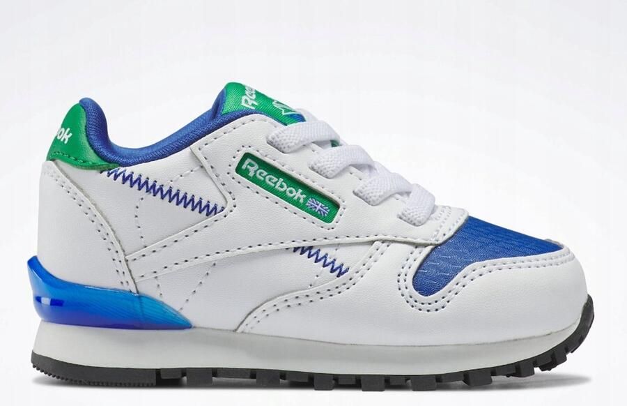 Reebok Classic Sportschoenen Wit en Blauw Synthetische Buitenkant