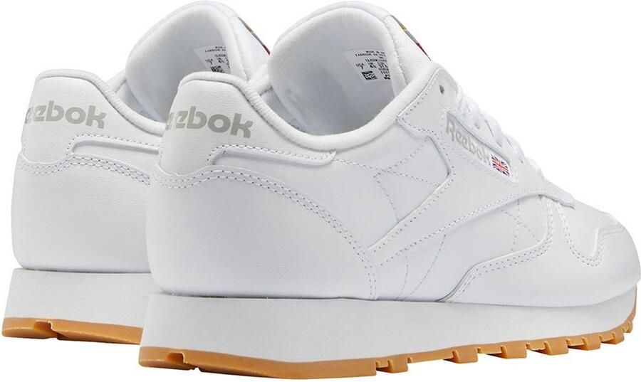 Reebok Classic Leather Cloud White Cloud White Pure Grey 3- Cloud White Cloud White Pure Grey 3 - Foto 7