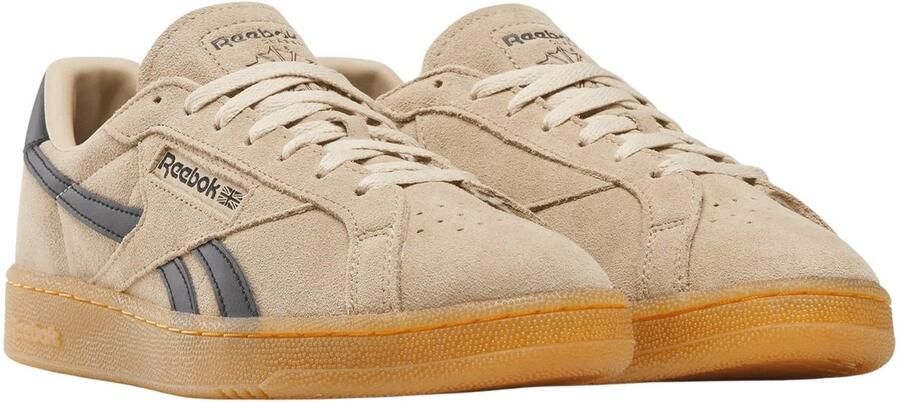 Reebok CLUB C GROUNDS UK TAN Zwart GUM Heren Sneakers Zwart