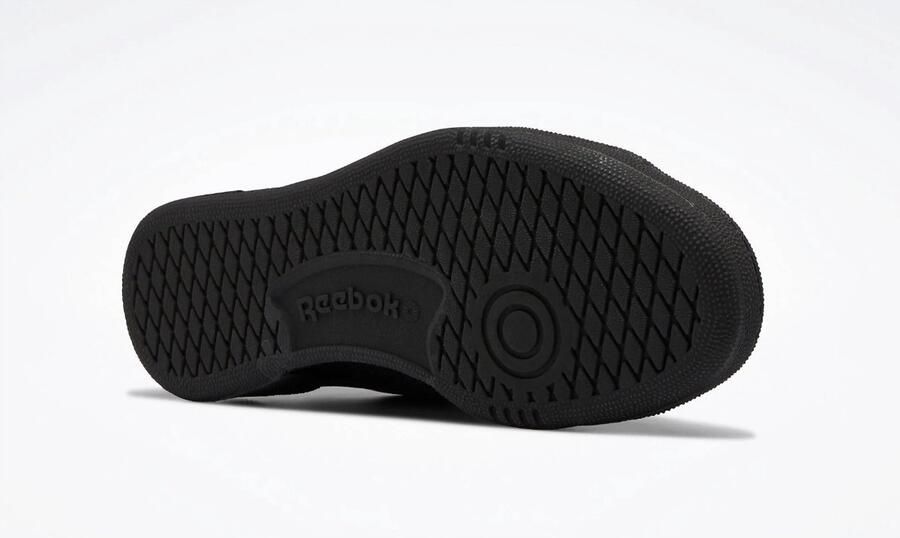 Reebok Club C Leren Sportschoenen Zwart Unisex