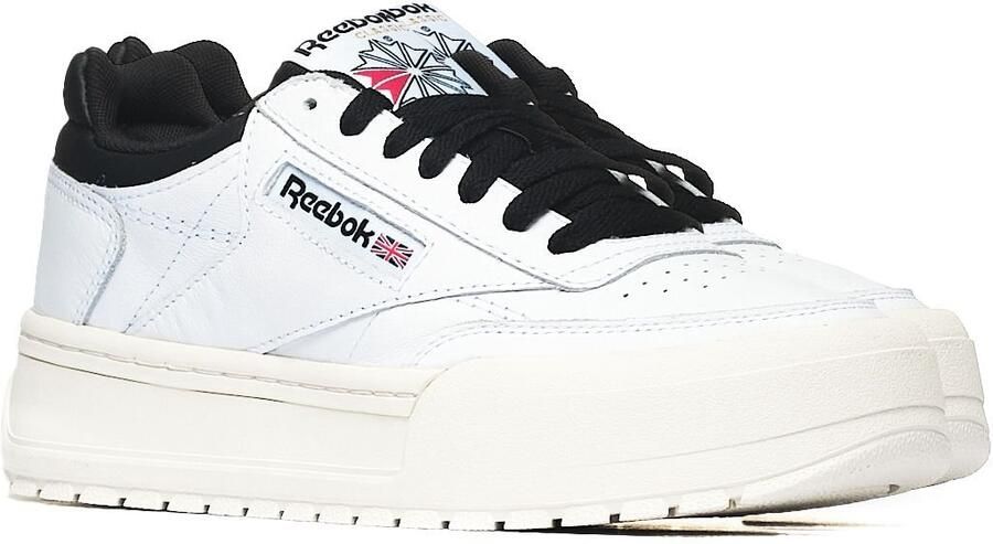 Reebok CLUB C MEGACOURT Wit -Zwart Sneakers Wit -Zwart